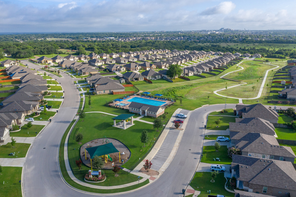 Wyndham Hills neighborhood, a sprawling neighborhood with pool and playground in view